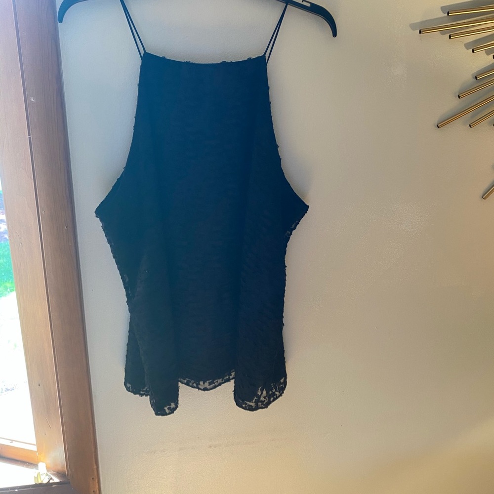 Black summer blouse